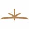 Ekena Millwork Davenport Timber Gable Bracket, Western Red Cedar, 96"W x 36"H x 5 1/2"D x 5 1/2"F, 9/12 Pitch GBW096X36X0606DAV00SWR - alternate 1